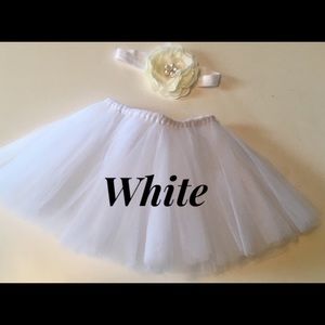 Newborn Tutu with matching headband